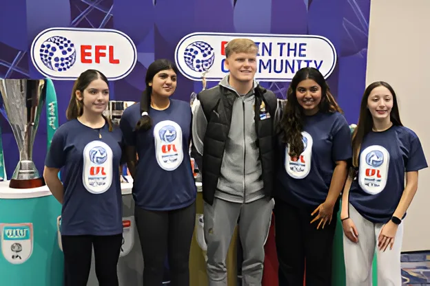 Young people from Notts County Foundation at an EFL in the Community event