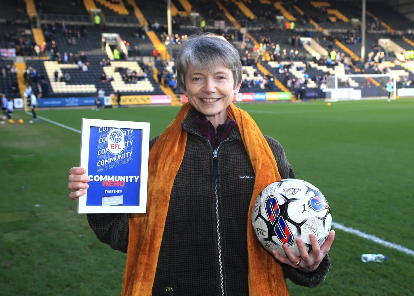 CARE Participant Gill Allan Honoured as Notts County Foundation’s EFL Community Hero