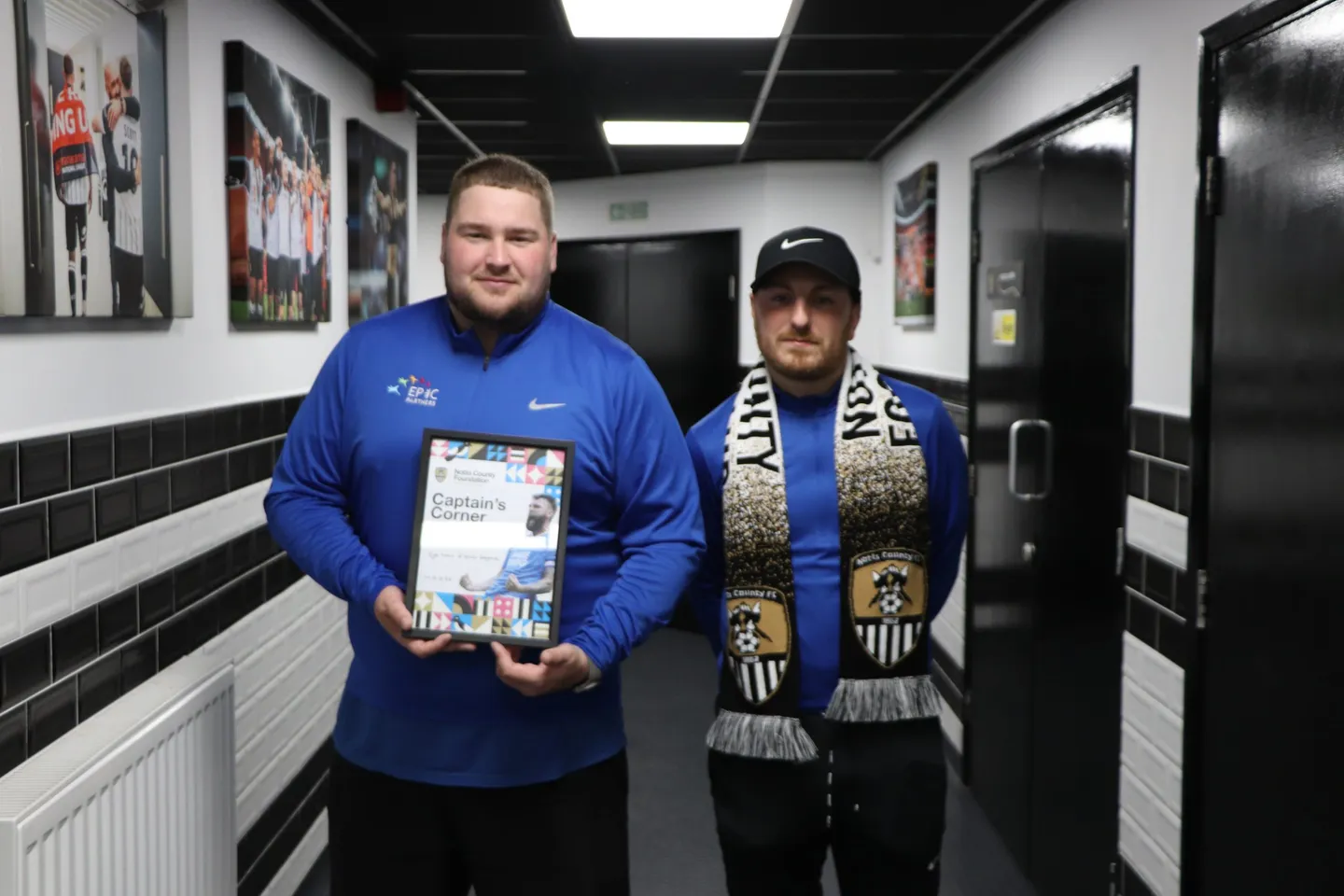 Celebrating Dedication: Kyle Ward and Oliver Seagrave Win Notts County Foundation’s Captain’s Corner Award for July
