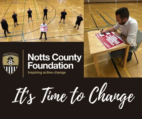 Time to Change: Notts County Foundation Commit to Mental Health Pledge