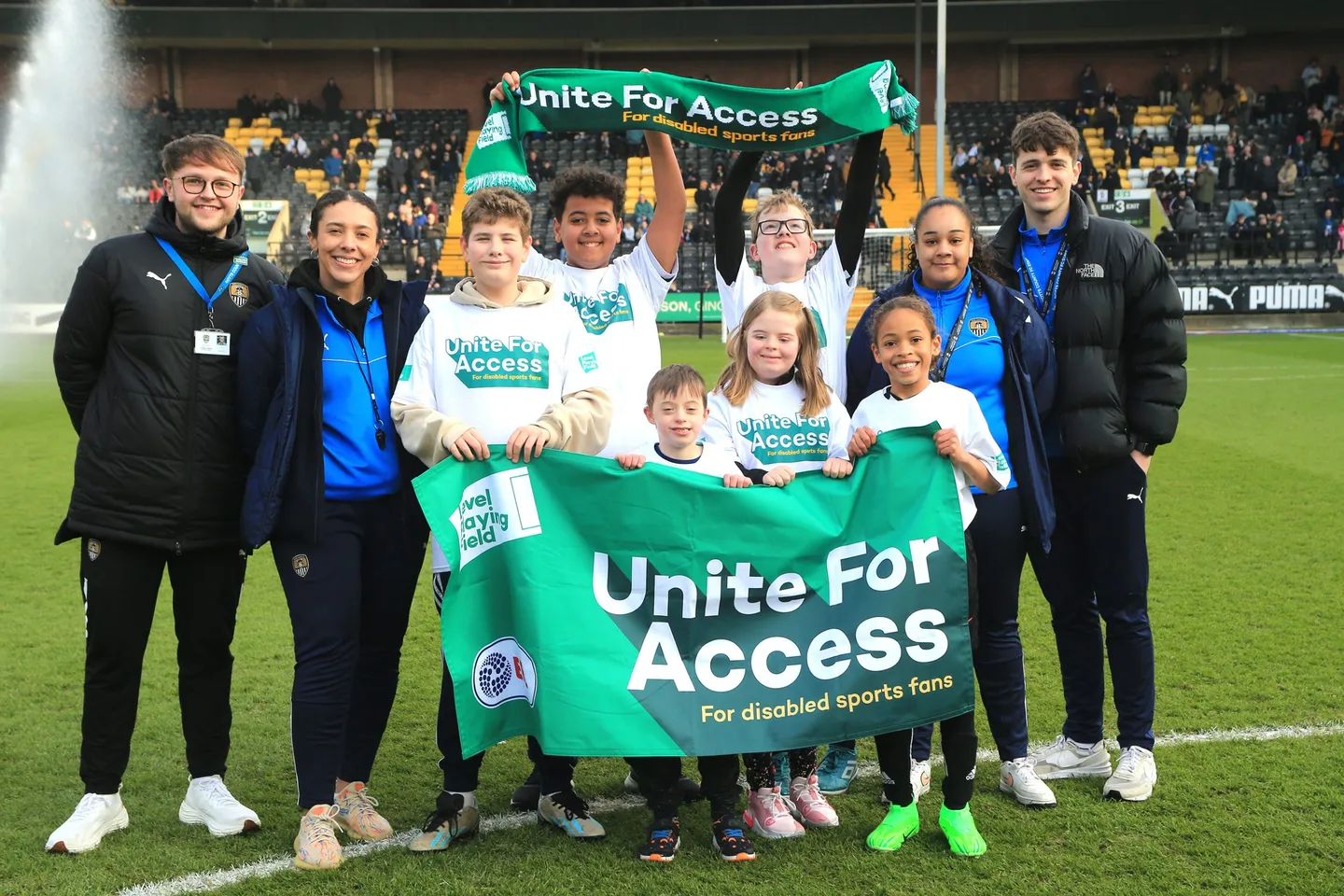 Notts County Embraces Inclusivity: Local Children given once-in-a-lifetime experience