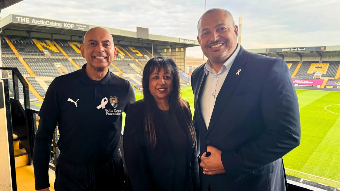 White Ribbon UK Collaboration at Meadow Lane